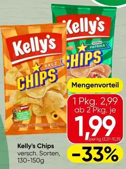 Spar Kelly's Chips Angebot