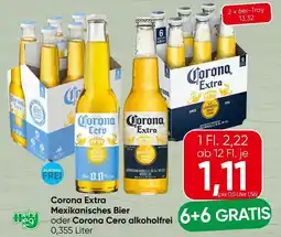 Spar Corona Extra Mexikanisches Bier oder Corona Cero alkoholfrei Angebot