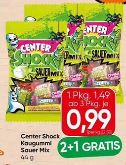 Spar Center Shock Kaugummi Sauer Mix Angebot