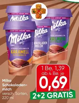 Spar Milka Schokoladenmilch Angebot
