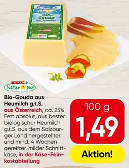 Spar Bio-Gouda aus Heumilch g.t.S. Angebot