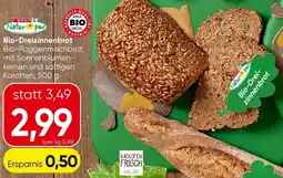 Spar SPAR Natur pur Bio-Dreizinnenbrot Angebot