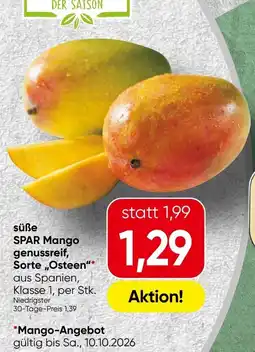 Spar süße SPAR Mango Angebot