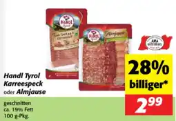 Nah&Frisch Handl Tyrol Karreespeck oder Almjause Angebot