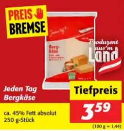 Nah&Frisch Jeden Tag Bergkäse Angebot