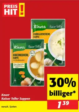 Nah&Frisch Knorr Kaiser Teller Suppen Angebot