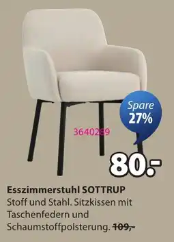 JYSK Esszimmerstuhl SOTTRUP Angebot