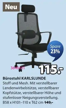 JYSK Bürostuhl KARLSLUNDE Angebot