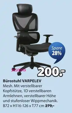 JYSK Bürostuhl VARPELEV Mesh Angebot