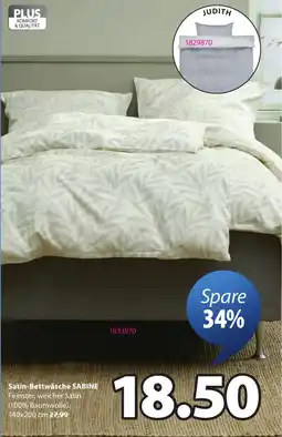 JYSK Satin-Bettwäsche SABINE Angebot