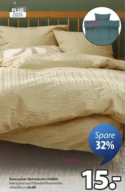 JYSK Seersucker-Bettwäsche SIGRID Angebot