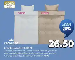 JYSK Satin-Bettwäsche INGEBORG Angebot