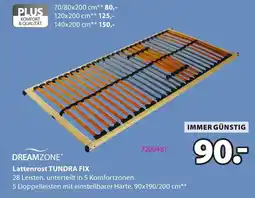 JYSK Dreamzone Lattenrost Tundra Fix Angebot