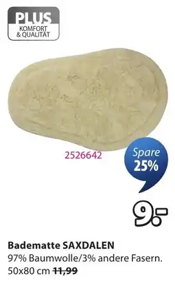 JYSK Badematte SAXDALEN Angebot