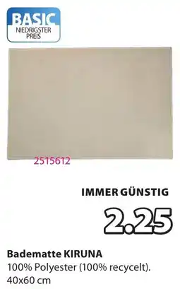 JYSK Badematte KIRUNA Angebot