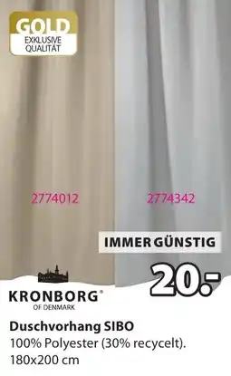 JYSK Duschvorhang SIBO Angebot