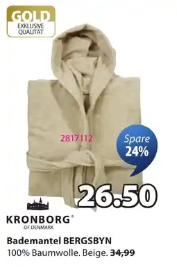 JYSK Kronborg Bademantel BERGSBYN Angebot
