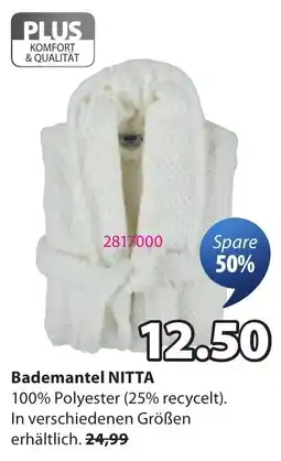 JYSK Bademantel NITTA Angebot