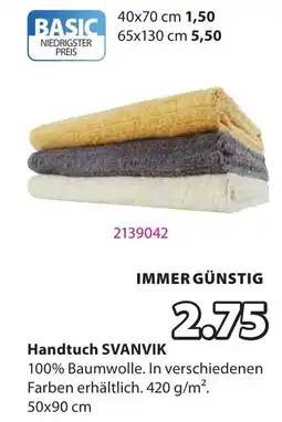 JYSK Handtuch SVANVIK Angebot
