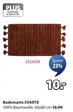 JYSK Badematte SVARTE Angebot