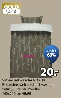 JYSK Satin-Bettwäsche NORDIC Angebot