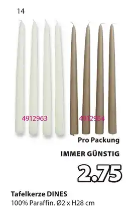 JYSK Tafelkerze DINES Angebot