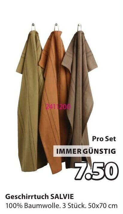 Geschirrtuch SALVIE 50x70 cm Angebot bei JYSK
