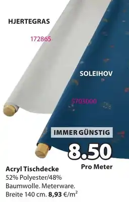 JYSK Acryl Tischdecke Angebot