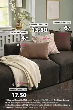 JYSK Kuscheldecke HUMLE Angebot