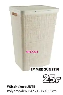 JYSK Wäschekorb JUTE Angebot