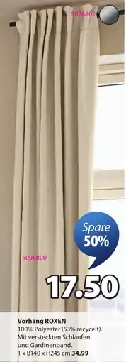JYSK Vorhang ROXEN Angebot