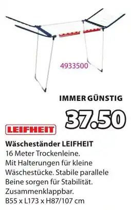 JYSK Wäscheständer LEIFHEIT Angebot