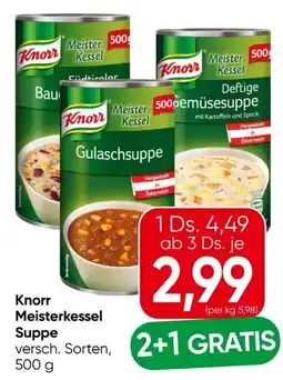 Eurospar Knorr Meisterkessel Suppen Angebot