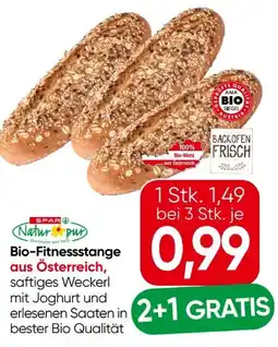 Eurospar Spar Natur pur Bio Fitnessstange Angebot