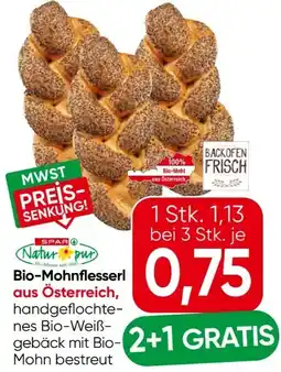 Eurospar Spar Natur pur Bio-Mohnflesserl Angebot