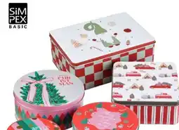 Eurospar Simpex Basic Weihnachts Keksdosen Angebot