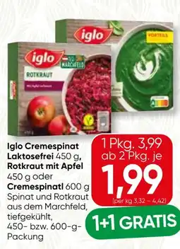 SPAR Gourmet Iglo Cremespinat Angebot