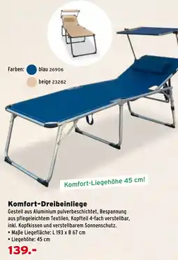 Salzburger Lagerhaus Komfort-Dreibeinliege Angebot