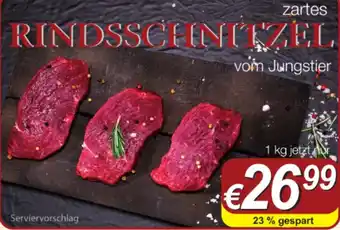 Zartes RINDSSCHNITZEL vom Jungstier