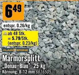 Hornbach Flair Stone Marmorsplitt „Donau-Blau“ Angebot