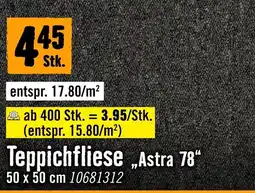 Hornbach Teppichfliese Astra 78 Angebot
