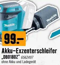 Hornbach Makita Akku-Exzenterschleifer ,,DB0180Z" Angebot