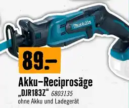 Hornbach Makita Akku-Reciprosäge „DJR183Z“ Angebot
