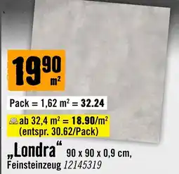 Hornbach Londra Feinsteinzeug Angebot