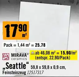 Hornbach MIRAVA ceramics Seattle Angebot