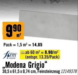 Hornbach form & style Modena Grigio Angebot