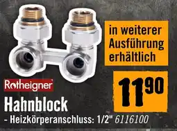 Hornbach Rotheigner Hahnblock Angebot