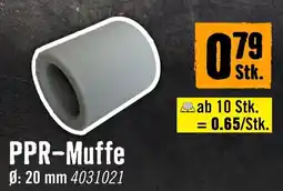 Hornbach PPR-Muffe Angebot