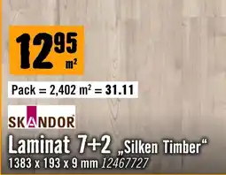 Hornbach Laminat 7+2 „Silken Timber“ Angebot