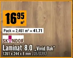 Hornbach Skandor Laminat 8.0 „Vivid Oak“ Angebot